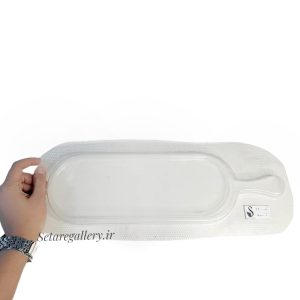 قالب طلقی سینی بیضی دسته دار (کد33)
