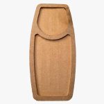 بیس چوبی زیر لیوانی کد2 کف تراش 8میل