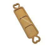 بیس چوبی اردو خوری دسته قلب کف تراش 8 میل