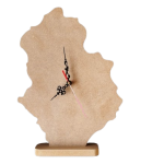 بیس چوبی ساعت رومیزی دفرمه بیضی 8 میل