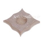 بیس چوبی جا وارمری مربع طرح دار 8 میل
