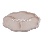 بیس چوبی اردو خوری 3 خانه دفرمه 8 میل