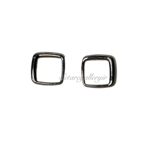قاب گوشواره مربع استیل - تصویر 6