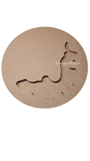 بیس چوبی ساعت مخصوص گل جاودان (ایراددار) - تصویر 4